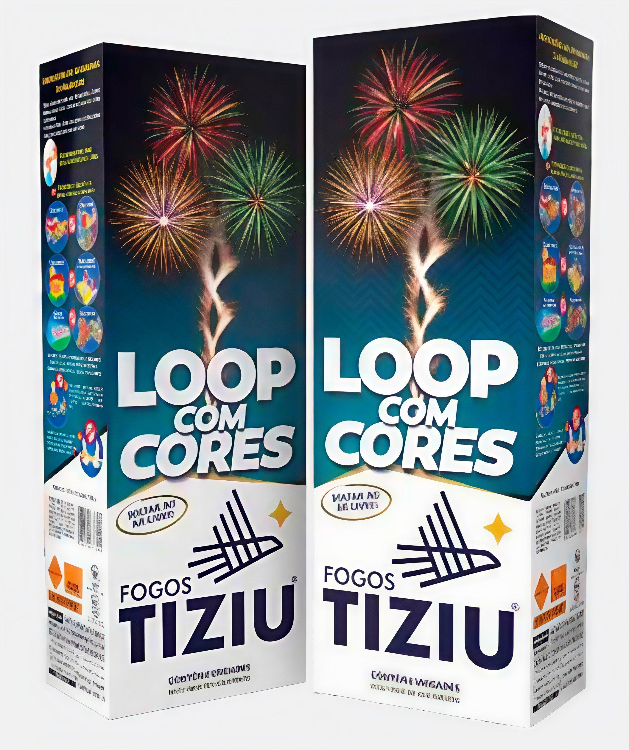 Foguete Loop com Cores